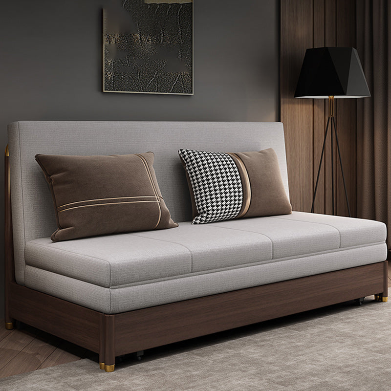 31 "divano futon largo glam in pelle grigio divano per dormiente futon