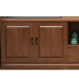 Console TV TV in legno massiccio console TV Open Car stoccaggio con cassetti