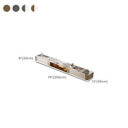 Enclosed Storage TV Stand Console Stone TV Media Console with Drawers Clearhalo 'furn' 'furn_tv_stands_entertainment_centers' 'Furniture' 'Living Room Furniture' 'TV Stands & Entertainment Centers' 'TV Stands & Media Storage Furniture' 'tv_stands_entertainment_centers' 6812084