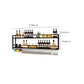 Iron Wine Rack Modern Style Wall Mounted Wine Holder Rack in Black Clearhalo 'furn' 'furn_wine_racks' 'Furniture' 'Kitchen & Dining Furniture' 'Wine Racks' 'wine_racks' 6812275