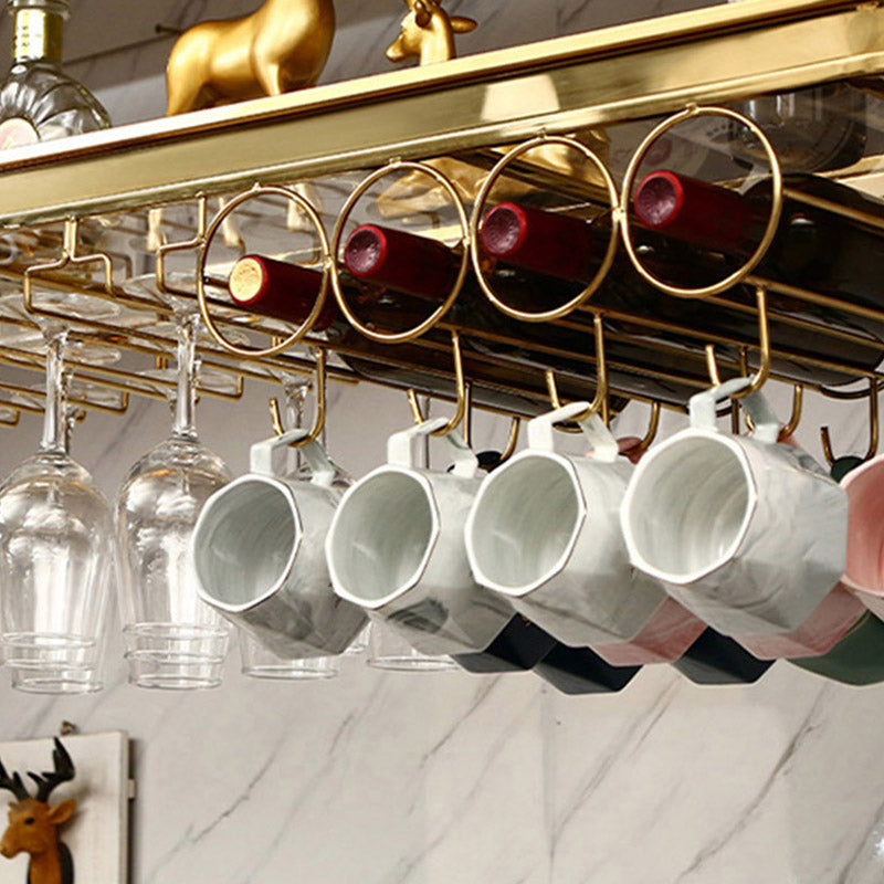 Modern Hanging Wine Rack Holder Stainless Steel Wine Glass Stemware Rack Holder Clearhalo 'furn' 'furn_wine_racks' 'Furniture' 'Kitchen & Dining Furniture' 'Wine Racks' 'wine_racks' 6812287