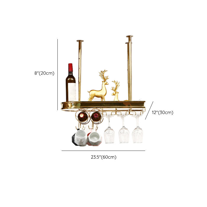 Modern Hanging Wine Rack Holder Stainless Steel Wine Glass Stemware Rack Holder Clearhalo 'furn' 'furn_wine_racks' 'Furniture' 'Kitchen & Dining Furniture' 'Wine Racks' 'wine_racks' 6812301