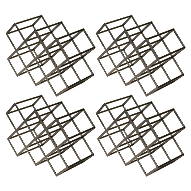 Glam Tabletop portainiera per vino in metallo porta bottiglia per soggiorno