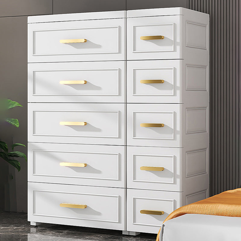 Hinged Wardrobe Cabinet Modern Plastic Storage Cabinet for Bedroom