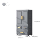 Hinged Wardrobe Cabinet Modern Plastic Storage Cabinet for Bedroom