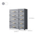 Hinged Wardrobe Cabinet Modern Plastic Storage Cabinet for Bedroom