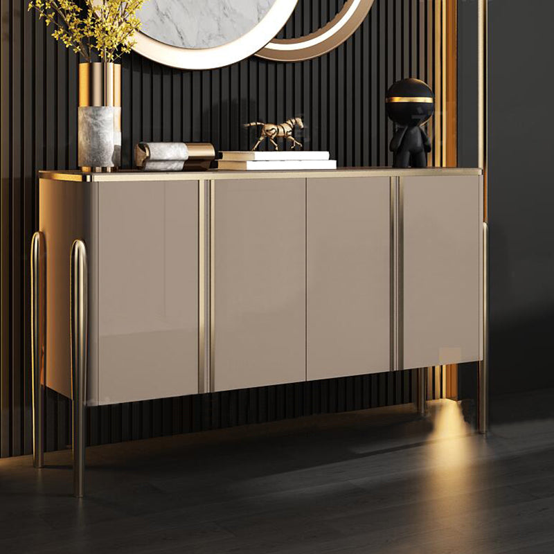 Steinbuffet Sideboard zeitgemäßes Stil -Essbuffet mit Schränken