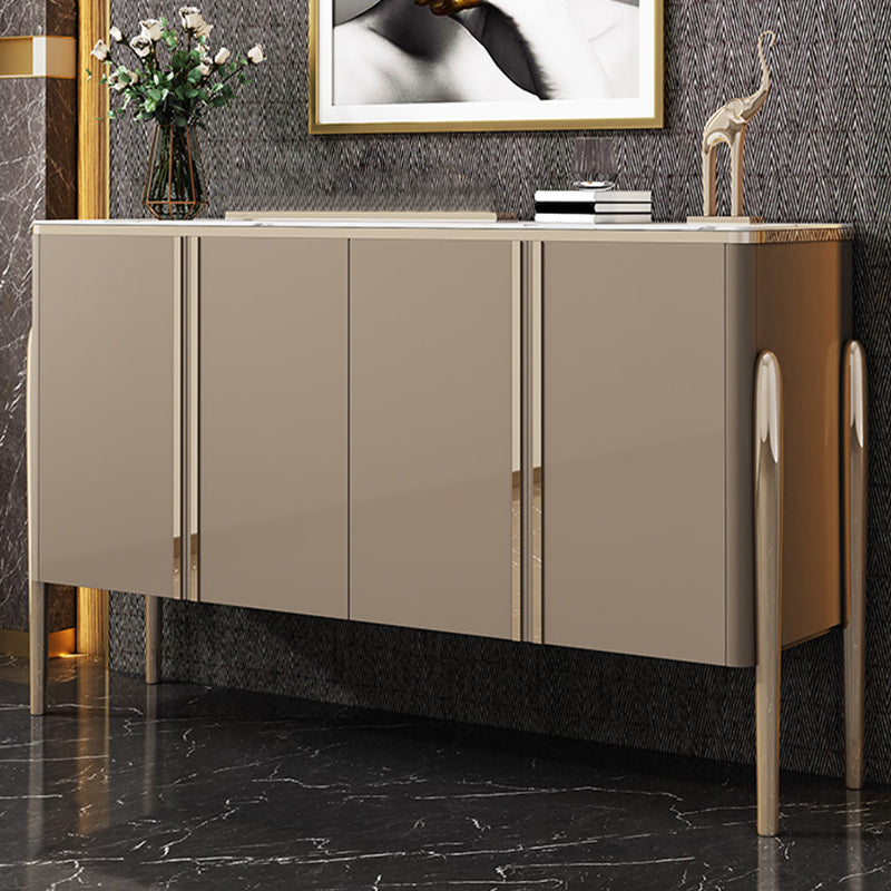 Steinbuffet Sideboard zeitgemäßes Stil -Essbuffet mit Schränken