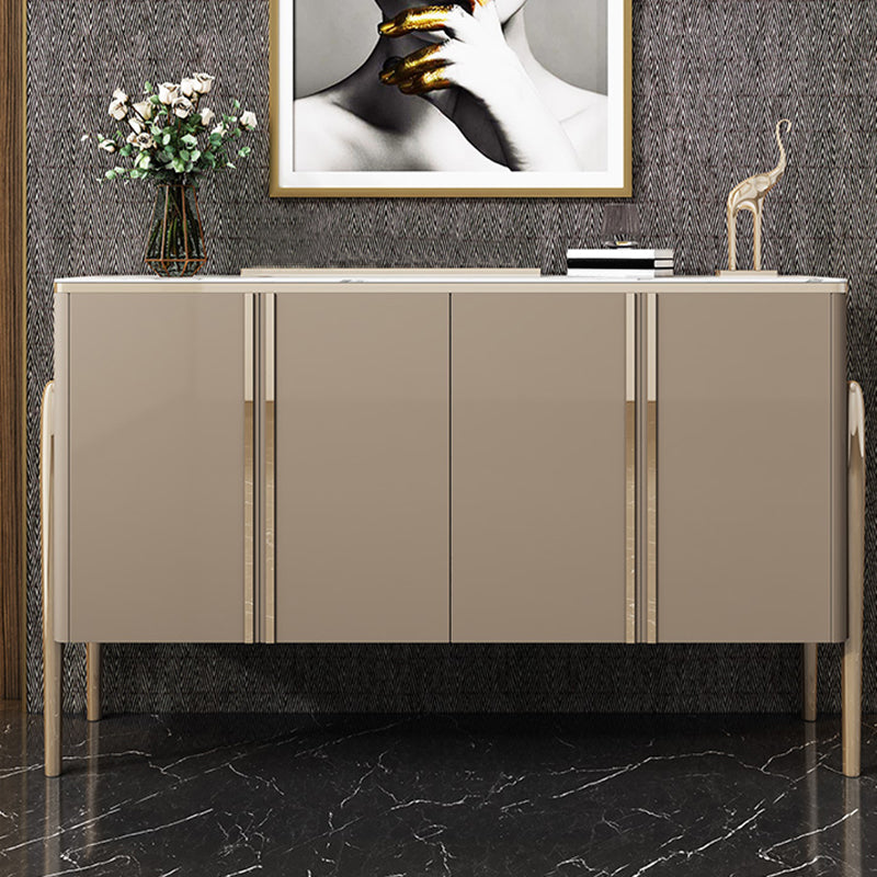 Steinbuffet Sideboard zeitgemäßes Stil -Essbuffet mit Schränken