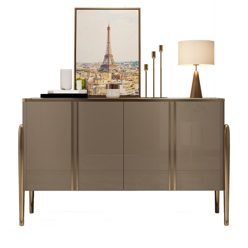 Steinbuffet Sideboard zeitgemäßes Stil -Essbuffet mit Schränken