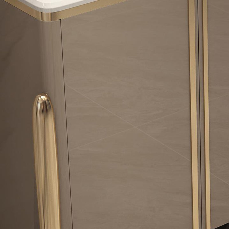 Steinbuffet Sideboard zeitgemäßes Stil -Essbuffet mit Schränken