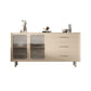 Stone Credenza Contemporary Style Server met laden en kasten