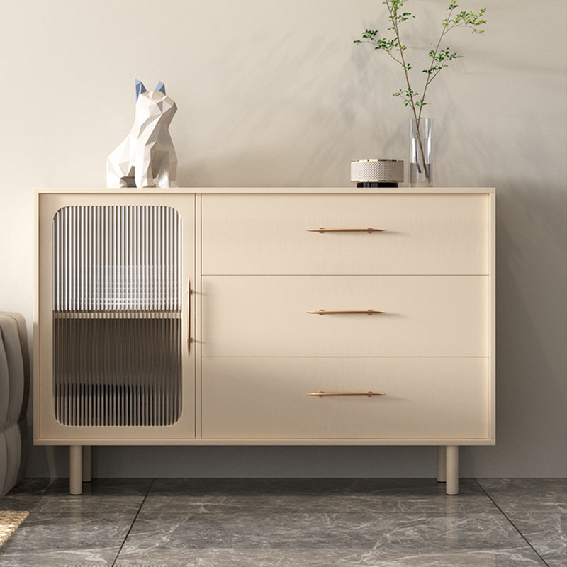 Stone Credenza Contemporary Style Server met laden en kasten