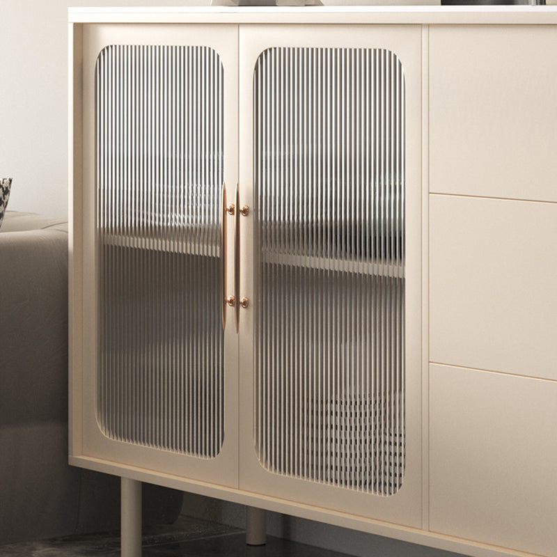 Stone Credenza Contemporary Style Server met laden en kasten