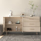 Stone Credenza Contemporary Style Server met laden en kasten