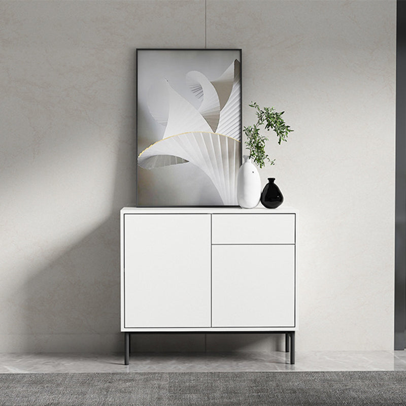 Wood Server Credenza in stile contemporaneo con armadi e cassetti