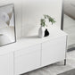 Wood Server Credenza in stile contemporaneo con armadi e cassetti