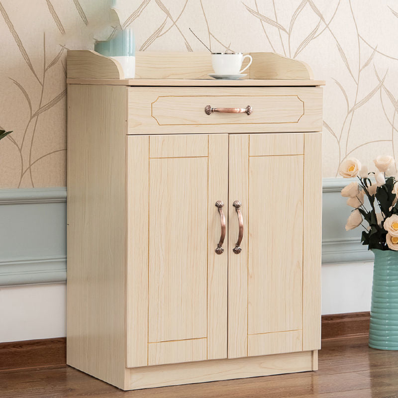 Panneau latéral de style moderne avec tiroirs et armoires