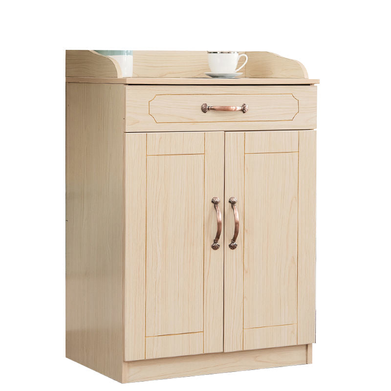 Panneau latéral de style moderne avec tiroirs et armoires