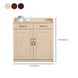 Panneau latéral de style moderne avec tiroirs et armoires