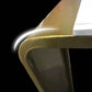 Contemporary Bar Table Stone Rectangle Bar Dining Table with Storage Shelf