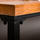 Industrial Rectangle Bar Table Solid Wood Trestle Base Bar Dining Table Clearhalo 'Bar Furniture' 'Bar Tables' 'bar_tables' 'furn' 'furn_bar_tables' 'Furniture' 'Kitchen & Dining Furniture' 6812870