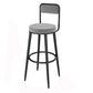 1/3 Pieces Modern Bar Table Set Stone Counter Table with Stools for Kitchen Grey 30"H Stool (Single) Clearhalo 'Bar Furniture' 'furn' 'furn_home_bar_bar_sets' 'Furniture' 'Home Bars & Bar Sets' 'home_bar_bar_sets' 'Kitchen & Dining Furniture' 6813003