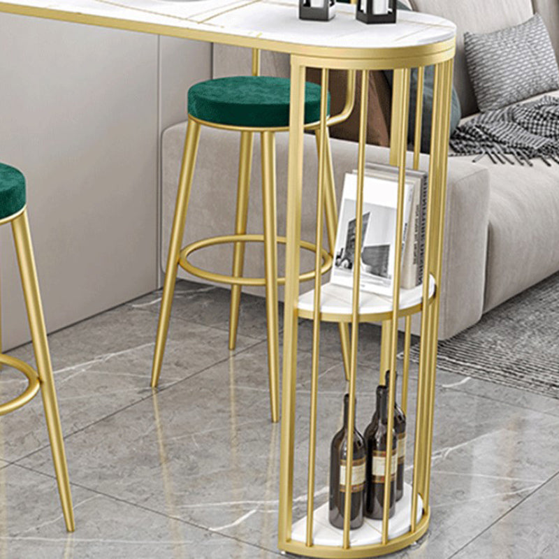 1/3 Pieces Modern Bar Table Set Stone Counter Table with Stools for Kitchen Clearhalo 'Bar Furniture' 'furn' 'furn_home_bar_bar_sets' 'Furniture' 'Home Bars & Bar Sets' 'home_bar_bar_sets' 'Kitchen & Dining Furniture' 6813007