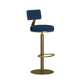 Modern 1/3 Pieces Bar Table Set Stone Counter Table with Rotatable Stools for Living Room Blue 26"H Stool (Single) Clearhalo 'Bar Furniture' 'furn' 'furn_home_bar_bar_sets' 'Furniture' 'Home Bars & Bar Sets' 'home_bar_bar_sets' 'Kitchen & Dining Furniture' 6813088