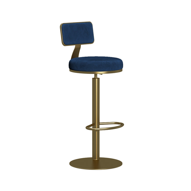 Modern 1/3 Pieces Bar Table Set Stone Counter Table with Rotatable Stools for Living Room Blue 26"H Stool (Single) Clearhalo 'Bar Furniture' 'furn' 'furn_home_bar_bar_sets' 'Furniture' 'Home Bars & Bar Sets' 'home_bar_bar_sets' 'Kitchen & Dining Furniture' 6813088