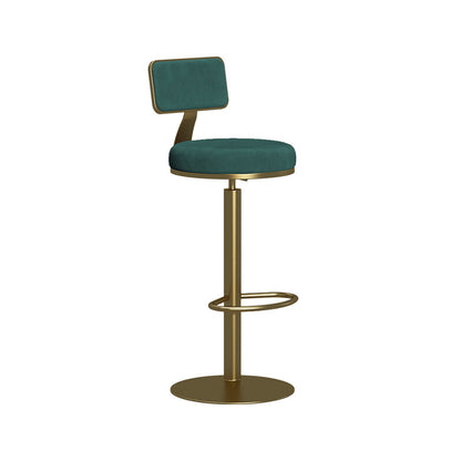 Modern 1/3 Pieces Bar Table Set Stone Counter Table with Rotatable Stools for Living Room Green 26"H Stool (Single) Clearhalo 'Bar Furniture' 'furn' 'furn_home_bar_bar_sets' 'Furniture' 'Home Bars & Bar Sets' 'home_bar_bar_sets' 'Kitchen & Dining Furniture' 6813089