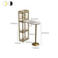 Modern 1/3 Pieces Bar Table Set Stone Counter Table with Rotatable Stools for Living Room Clearhalo 'Bar Furniture' 'furn' 'furn_home_bar_bar_sets' 'Furniture' 'Home Bars & Bar Sets' 'home_bar_bar_sets' 'Kitchen & Dining Furniture' 6813096