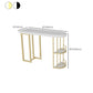 Contemporary Counter Height Pub Set 1/3/5 Pcs Bar Table and Stools with Metal Frame