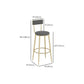 Contemporary Counter Height Pub Set 1/3/5 Pcs Bar Table and Stools with Metal Frame