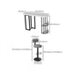 Contemporary Counter Height Pub Set 1/3/5 Pcs Bar Table and Stools with Metal Frame