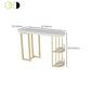 Contemporary Counter Height Pub Set 1/3/5 Pcs Bar Table and Stools with Metal Frame
