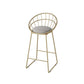 Modern 1/3 Pieces Bar Table Set Stone Counter Table with High Stools for Cafe Living Room Gold 30"H Stool (Single) Clearhalo 'Bar Furniture' 'furn' 'furn_home_bar_bar_sets' 'Furniture' 'Home Bars & Bar Sets' 'home_bar_bar_sets' 'Kitchen & Dining Furniture' 6813163