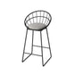 Modern 1/3 Pieces Bar Table Set Stone Counter Table with High Stools for Cafe Living Room Black 30"H Stool (Single) Clearhalo 'Bar Furniture' 'furn' 'furn_home_bar_bar_sets' 'Furniture' 'Home Bars & Bar Sets' 'home_bar_bar_sets' 'Kitchen & Dining Furniture' 6813166