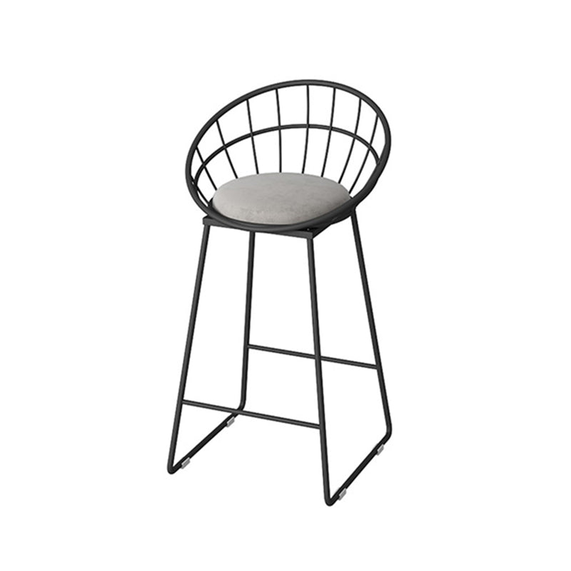 Modern 1/3 Pieces Bar Table Set Stone Counter Table with High Stools for Cafe Living Room Black 30"H Stool (Single) Clearhalo 'Bar Furniture' 'furn' 'furn_home_bar_bar_sets' 'Furniture' 'Home Bars & Bar Sets' 'home_bar_bar_sets' 'Kitchen & Dining Furniture' 6813166