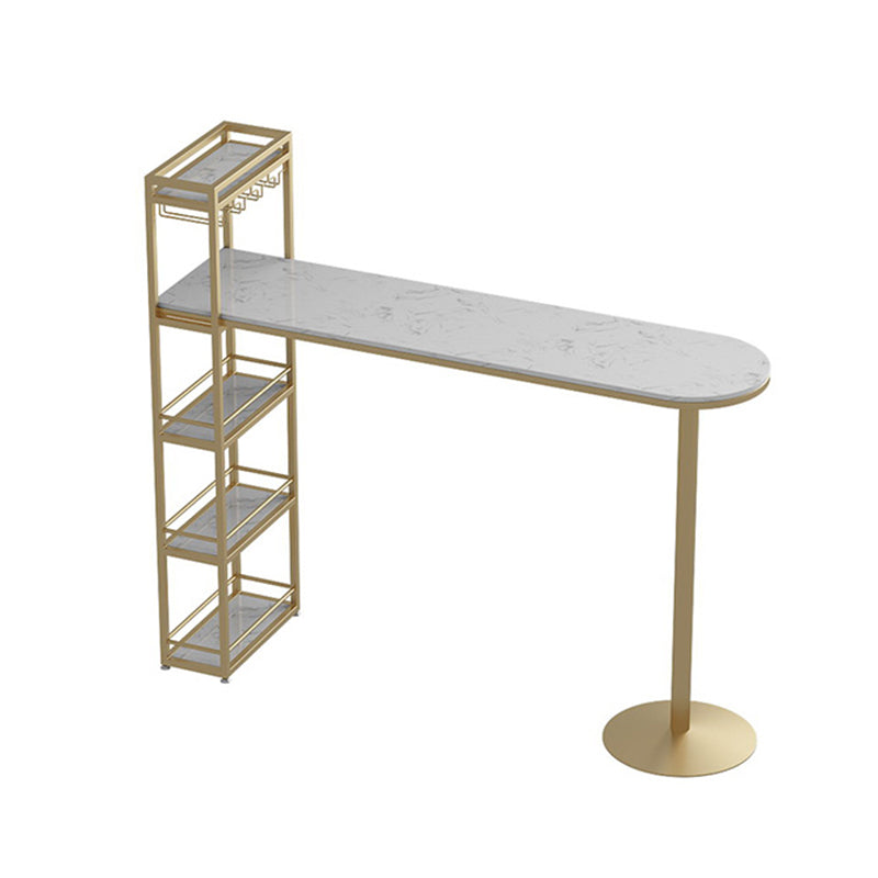 Modern 1/3 Pieces Bar Table Set Stone Counter Table with High Stools for Cafe Living Room Clearhalo 'Bar Furniture' 'furn' 'furn_home_bar_bar_sets' 'Furniture' 'Home Bars & Bar Sets' 'home_bar_bar_sets' 'Kitchen & Dining Furniture' 6813167