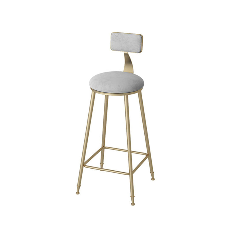 Modern 1/3 Pieces Bar Table Set Stone Counter Table with High Stools for Cafe Living Room Grey 30"H Stool (Single) Clearhalo 'Bar Furniture' 'furn' 'furn_home_bar_bar_sets' 'Furniture' 'Home Bars & Bar Sets' 'home_bar_bar_sets' 'Kitchen & Dining Furniture' 6813168