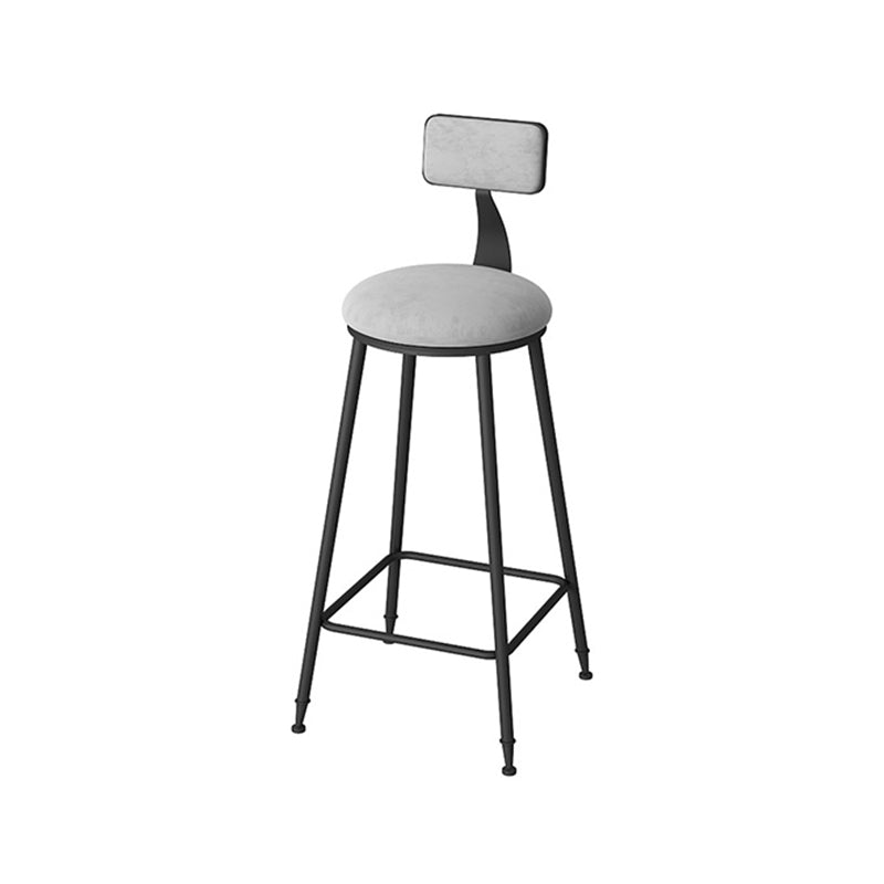 Modern 1/3 Pieces Bar Table Set Stone Counter Table with High Stools for Cafe Living Room Light-Grey 30"H Stool (Single) Clearhalo 'Bar Furniture' 'furn' 'furn_home_bar_bar_sets' 'Furniture' 'Home Bars & Bar Sets' 'home_bar_bar_sets' 'Kitchen & Dining Furniture' 6813169