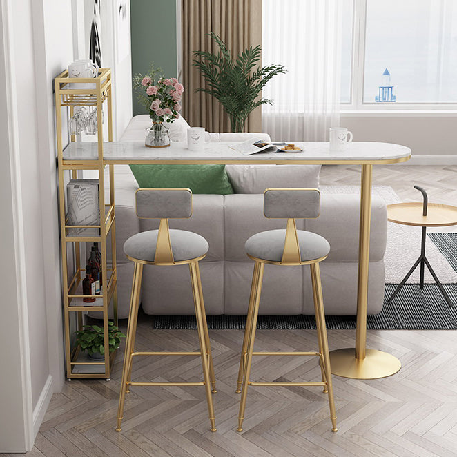 Modern 1/3 Pieces Bar Table Set Stone Counter Table with High Stools for Cafe Living Room Clearhalo 'Bar Furniture' 'furn' 'furn_home_bar_bar_sets' 'Furniture' 'Home Bars & Bar Sets' 'home_bar_bar_sets' 'Kitchen & Dining Furniture' 6813177