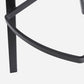 Faux Leather Dining Stool Upholstered Bar Stool with Metal Base Clearhalo 'Bar Furniture' 'Bar Stools' 'bar_stools' 'furn' 'furn_bar_stools' 'Furniture' 'Kitchen & Dining Furniture' 6813259