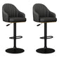 Industrial Backrest Bar Stool Adjustable Counter Stool for Hone Black Black 2 Piece Set Clearhalo 'Bar Furniture' 'Bar Stools' 'bar_stools' 'furn' 'furn_bar_stools' 'Furniture' 'Kitchen & Dining Furniture' 6813320