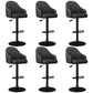 Industrial Backrest Bar Stool Adjustable Counter Stool for Hone Black Black 6 Piece Set Clearhalo 'Bar Furniture' 'Bar Stools' 'bar_stools' 'furn' 'furn_bar_stools' 'Furniture' 'Kitchen & Dining Furniture' 6813324