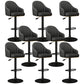 Industrial Backrest Bar Stool Adjustable Counter Stool for Hone Black Black 8 Piece Set Clearhalo 'Bar Furniture' 'Bar Stools' 'bar_stools' 'furn' 'furn_bar_stools' 'Furniture' 'Kitchen & Dining Furniture' 6813326