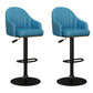 Industrial Backrest Bar Stool Adjustable Counter Stool for Hone Black Blue 2 Piece Set Clearhalo 'Bar Furniture' 'Bar Stools' 'bar_stools' 'furn' 'furn_bar_stools' 'Furniture' 'Kitchen & Dining Furniture' 6813346