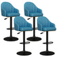 Industrial Backrest Bar Stool Adjustable Counter Stool for Hone Black Blue 4 Piece Set Clearhalo 'Bar Furniture' 'Bar Stools' 'bar_stools' 'furn' 'furn_bar_stools' 'Furniture' 'Kitchen & Dining Furniture' 6813347