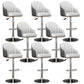 Industrial Backrest Bar Stool Adjustable Counter Stool for Hone Silver Gray 8 Piece Set Clearhalo 'Bar Furniture' 'Bar Stools' 'bar_stools' 'furn' 'furn_bar_stools' 'Furniture' 'Kitchen & Dining Furniture' 6813364